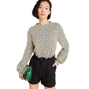 Anthro W5 Westerly Geometric Pullover